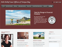 Tablet Screenshot of bankruptcytampabay.com